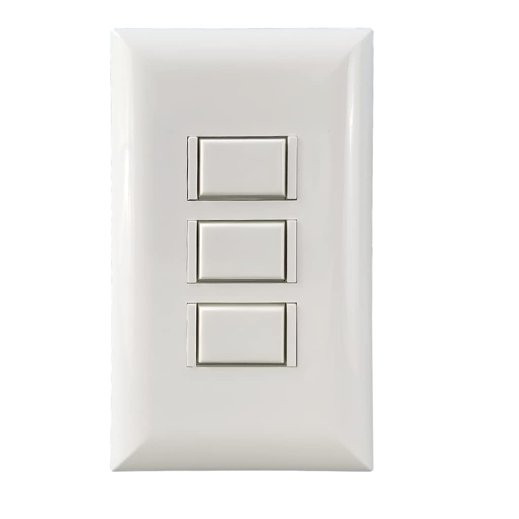 TOUCH-PLATE 500S1-0300A-WHT 5001 Switch, 1 Gang, 3B/0L, Analog, WHT, Complete