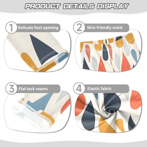 Toddler Girls Leggings Printed Yoga Pants Leggings Raindrop for Kids3