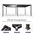 PURPLE LEAF 13' x 25' Louvered Pergola Outdoor Adjustable Louvre Shade Modern Patio Aluminum Pergola with Retractable Roof for Deck Backyard Garden Hardtop Gazebo