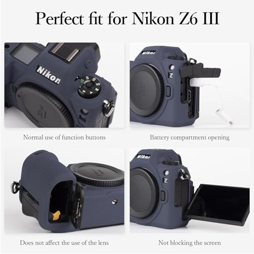 Funda protectora de silicona para cámara Nikon Z6 III miniatura 2