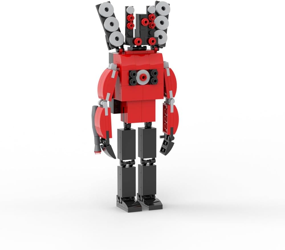 Juego de bloques de construcción IVVTNHZ Skibidi Toilet Man Toilet