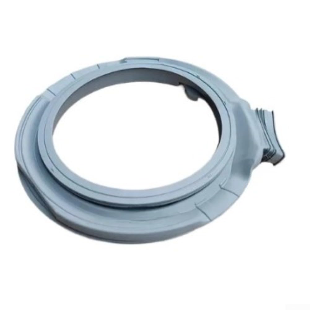 DC64-03875A - Manguito para puerta de lavadora con carga frontal, para junta de goma resistente como repuesto para evitar fugas de agua, junta de puerta gris tamaño estándar