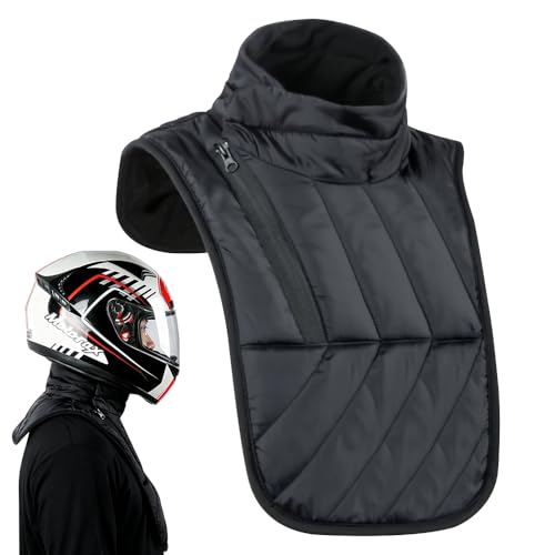 Calentador de Cuello para Moto, Ajustable Transpirable Braga Cuello, Bufanda Cálida de Invierno a Prueba de Viento e Impermeable, Bufanda Para El Pecho, Hombro y Cuello para Actividades Al Aire Libre