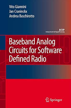 Baseband Analog Circuits for Software Defined Radio 2008th Edition book cover