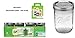 Ball Mason PINT Jars Wide-Mouth Can or Freeze with Lids and Bands, Set of 12, + Dissolvable Labels - (Set Of 60)