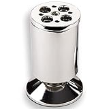 Diamètre du tube pied: 50 mm So-Tech® Pied de Meuble Chrome Brillant Diamètre 50 mm Hauteur 100-108 mm Ajustable