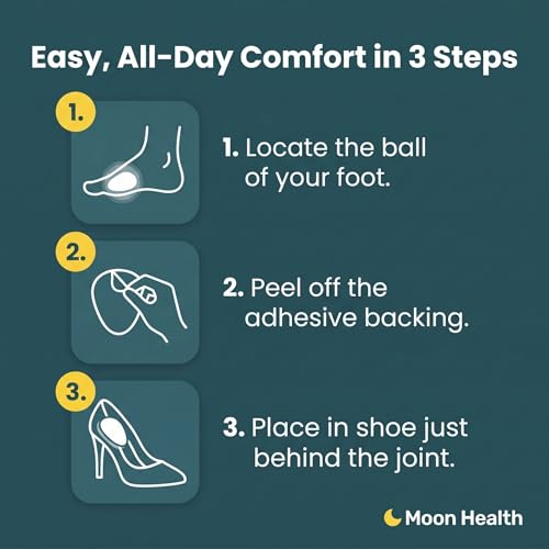 Image of Ultra Thin Metatarsal Pads Women and Men, Ball of Foot Cushions, Metatarsal Foot Pads for Women, Mens Foot Pads for Balls of Feet | 12 Pack, 6 Pairs, 1 /8 inch Thick