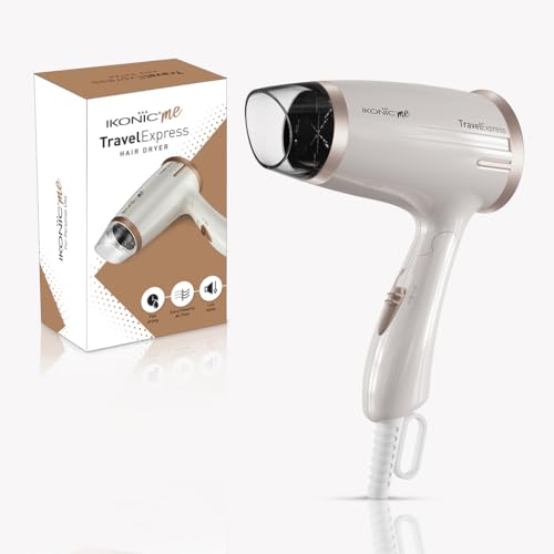 Ikonic Travel Express Foldable Hair Dryer Adustable Two Speed Set...