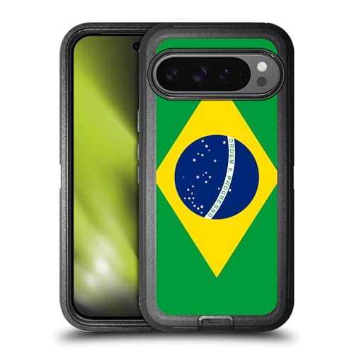 Étui antichoc Google Pixel 9 Pro XL drapeau Brésil