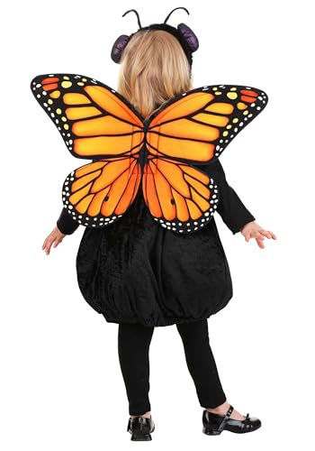 Disfraz de mariposa para niñas 2T en tela de terciopelo miniatura 2
