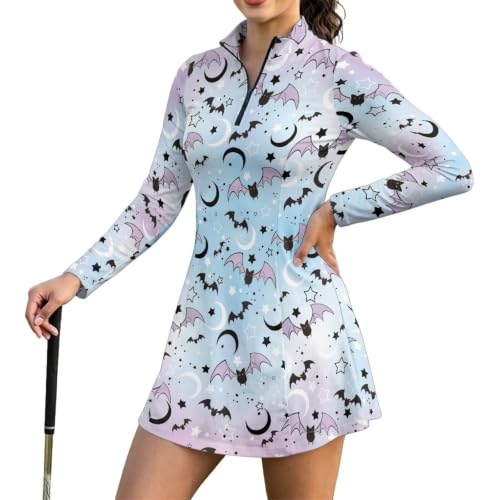 TSOVTHRID Halloween Women's Dresses Moisture Wicking with Built in Shorts