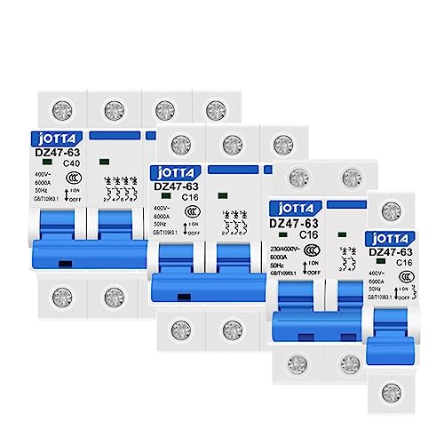 DZ47 1P 2P 3P 4P 6A/10A/16A/20A/32A/40A/50A/63A 400V C �^�C�v�T�[�L�b�g�u���[�J�[ MCB 35 �~�����[�g�� Din ���[���}�E���g�Ւf�e�� 6KA(6A,2P)