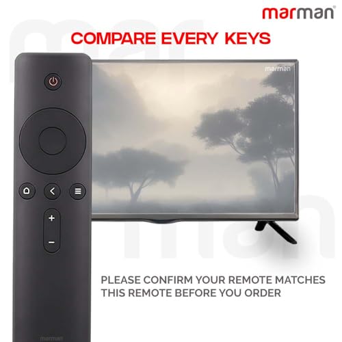 Image of marman Replacement of Mi Tv Remote Control Original Fit to Xiaomi Smart Android LED FHD UHD QLED Redmi Television - Non Voice Command Remote Control
