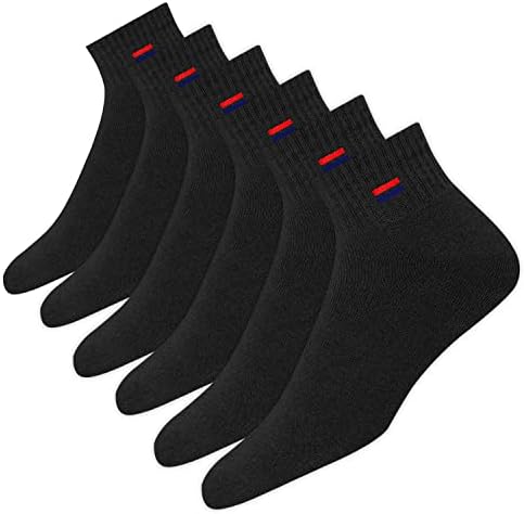 NAVYSPORT 6 Paar Sneaker Socken Herren Damen Sportsocken Kurze Baumwoll Socken Quarter Socken