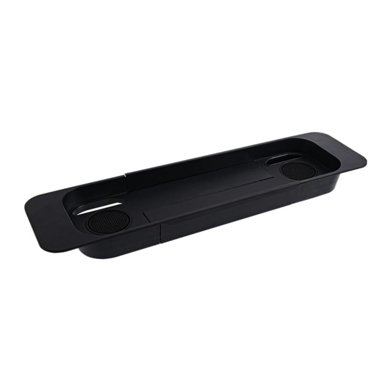 SOLUSTRE Bathtub Storage Rack Anti-Slip Design Plastic Bathtub Shelf for Toiletries Serving Tray