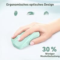 TECKNET Kabellose Maus, Pro 2.4G 4000 DPI Wireless Maus 6 Tasten mit Nano Empfänger, 24 Monate Batterielaufzeit, 5 Einstellbare DPI-Pegel für PC Laptop iMac MacBook Microsoft Pro, Office Home – Ansicht 3