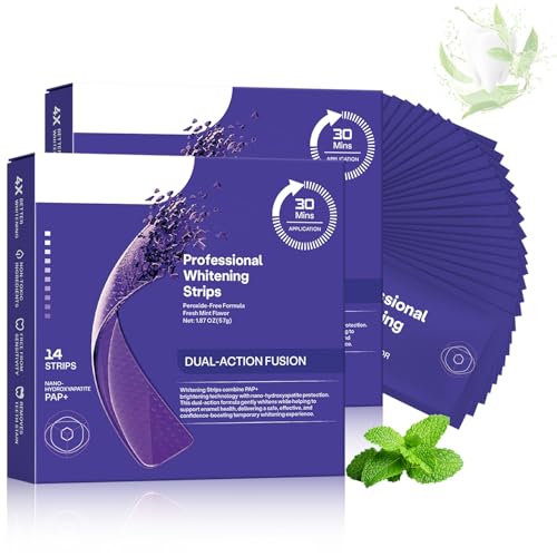 YADUO purple whitening strips 2-box kit — the travel-friendly format