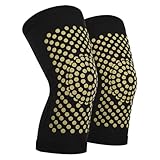 TMRBBesty Selbstheizende Knieschoner,Kniewärmer für Männer Frauen,Wärme Knieschoner,Für die Wärme im Winter,Sport und Fitness,Schwarz