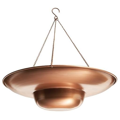 Strathwood Copper Finish Hanging Bird Bath
