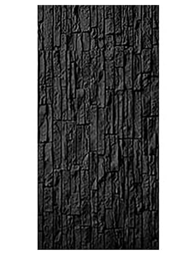 Panel de revestimiento de pared de imitación piedra 3D for interiores y exteriores, revestimiento decorativo moderno de poliuretano for interiores y exteriores (2 piezas)(H)