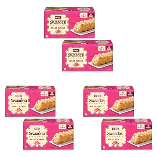Image of Unibic Swaadesi Fruit Bakery Biscuits - No Maida, No Palm Oil |BiskutBakery Biscuits I 2 * 200g (Pack of 3)