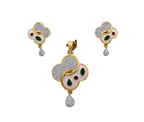 Joyería tradicional hecha a mano con acabado artesanal exclusivo chapado en oro para mujer