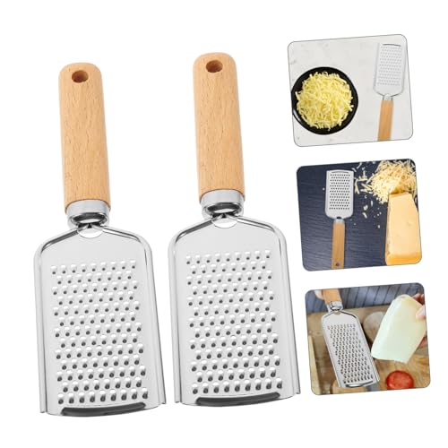 Kit rallador y cortador de acero inoxidable multiusos 2 piezas miniatura 5