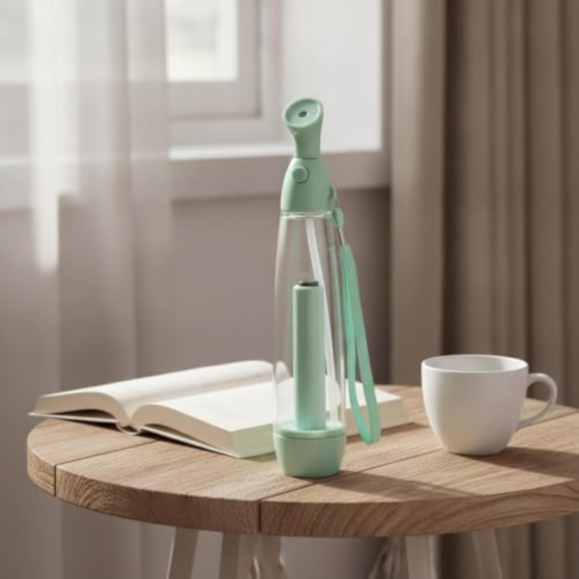 Handheld Manual Pressurized Spray Bottle with Wrist Strap