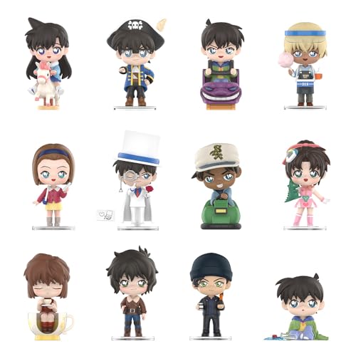 POP MART Detective Conan Carnival Series Whole Set（12Boxes） 2.5 inches Articulated Character Premium Design gifts for women Fan-Favorite Collectible Toy Art Toy Action Figure
