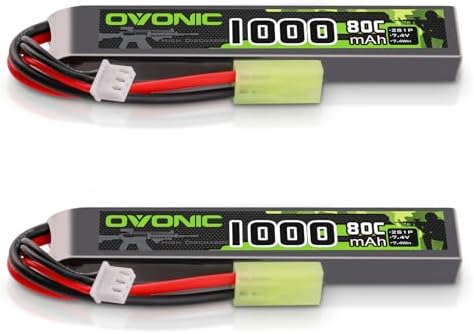 Gens Ace 11,1V 1200mAh 25C 3S1P LiPo Airsoft Batterij met TMY Stekker (Twee-delige) – Compatibel met AEG Airsoft Replica's