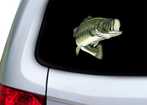 Rogue River Tactical Bass Fish Sticker Decal Fishing Bumper Sticker Fish Auto Decal Car Truck Boat Rv Real Life Rod Tackle Box #TOP3