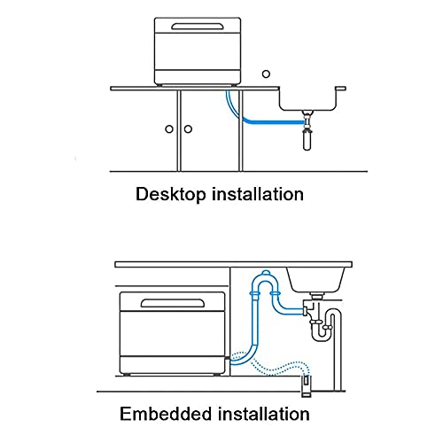 Volautomatische Huishoudelijke Desktopvaatwasser, Automatische Droogvaatwasser, Klein Formaat Vereist Geen Installatie… - Image 7