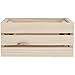 Multicraft Imports WS920 Wood Craft Crate Caddy Set (3/Pack)