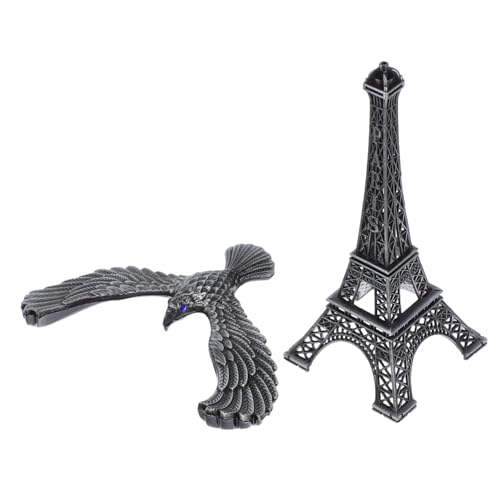 Yardenfun Scultura Retrò della Torre Eiffel in Lega di Zinco in Decorazione da Tavolo per Ufficio