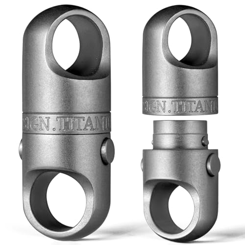 Image of FEGVE Magnetic Quick Release Keychain - One-Hand Detachable Magnet Connector with Secure Lock for Valet & EDC Use