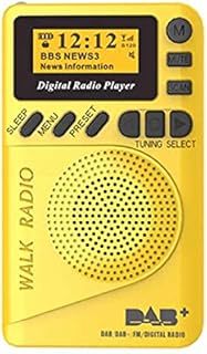 WTING Mini Radio Speaker,Mp3 Player with Rechargeable Battery LCD Display,Small Portable Pocket Digital DAB,Small Portable Pocket Digital DAB,FM Radio with SD Card