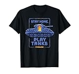 World of Tanks M4A2E4 Sherman 'Stay Home, Play Tanks' T-Shirt