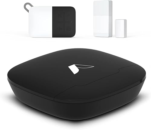 Abode Kit de seguridad inalámbrica de 3 piezas, expandible para proteger todo tu hogar, fácil instalación de bricolaje, monitoreo profesional