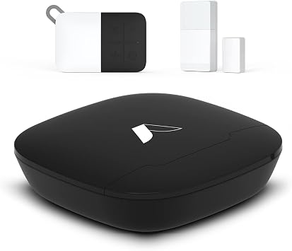 Abode 3 Piece Wireless Security Kit Expandable to Protect Your Whole Home - Easy DIY Installation Optional Professional Monitoring Compatible with Alexa & Google Assistant 104067/A
