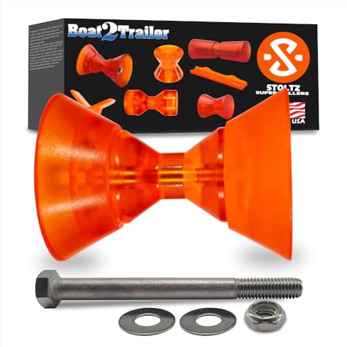 3.5? Boat Roller Kit Slotted V with Large Bell End Caps- RP355-434 Stoltz