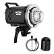 Godox MS200V Studioblitz mit aufgewerteter LED Modellierungslampe, 200W GN53 Bowens Mount Monolight, leicht und tragbar, 2.4G Wireless X System Studio Strobe für Studio Portraitfotografie