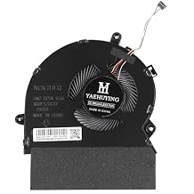 GPU Cooling Fan for HP Spectre X360 15-EB 15T-EB TPN-Q226 Series, P/N M00226-001 M00227-001, L68136-005, Hp15-eb GPU Fan 0.5A i7-10750H, GTX1650Ti