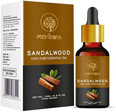 Sandalwood Oil 100% Natural, Pure And Therapeutic Grade - 15ML