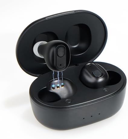 OTC Digital Hearing Aids for Seniors,Rechargeable Hearing Aid Amplifiers for Adults with Intelligent Noise Cancelling,16-Channel Sound Processing for Superior Sound Quality Hearing Devices for Women Men Hearing Loss, Auto Off (b)