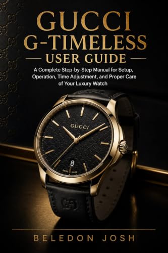 Image of Gucci G-Timeless User Guide: A Complete Step-by-Step Manual for Setup, Operation, Time Adjustment, and Proper Care of Your Luxury Watch