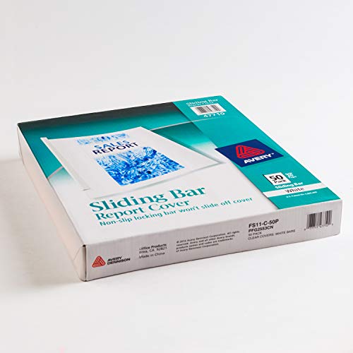 Ave47710 - Avery Non-Slip Sliding Bar Report Cover #TOP2