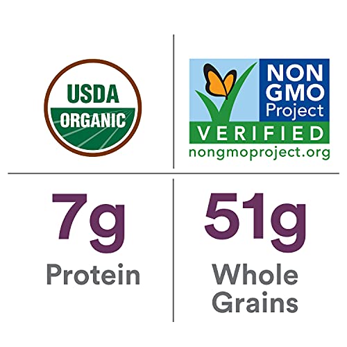 Kashi Breakfast Cereal, Vegan Protein, Organic Fiber Cereal, Bulk Pantry Staples, Berry Fruitful, 62.4Oz Case (4 Boxes) #TOP5