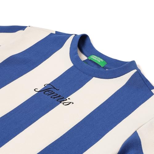 Image of United Colors of Benetton Boy's Striped Regular Fit Tshirt