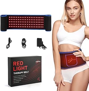 Infrared Red Light Therapy Belt - VINATO 660nm Red Light 850nm Near Infrared Light for Body Pain Waist Relief Red Light Therapy Device with Timer for Back Muscle Shoulder Joints Pain Relief