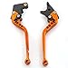 Einstellbare Motorradbremskupplungshebel Für Yamaha XT600 XT 600 E/X/K/R/S XTZ125 XTZ750 XTZ660 Tenere XTZ 600 750 Kupplungshebel (Farbe : Orange 177mm)